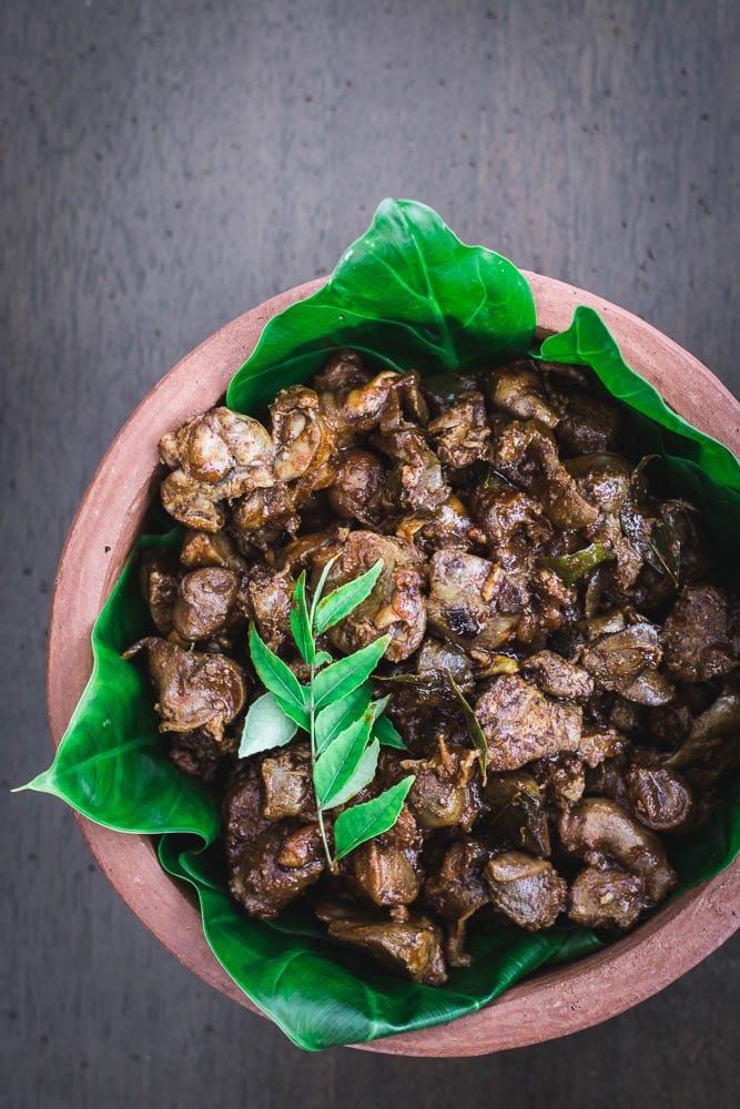 Chicken Offal Fry (with Garlic and Chilli) - thespiceadventuress.com