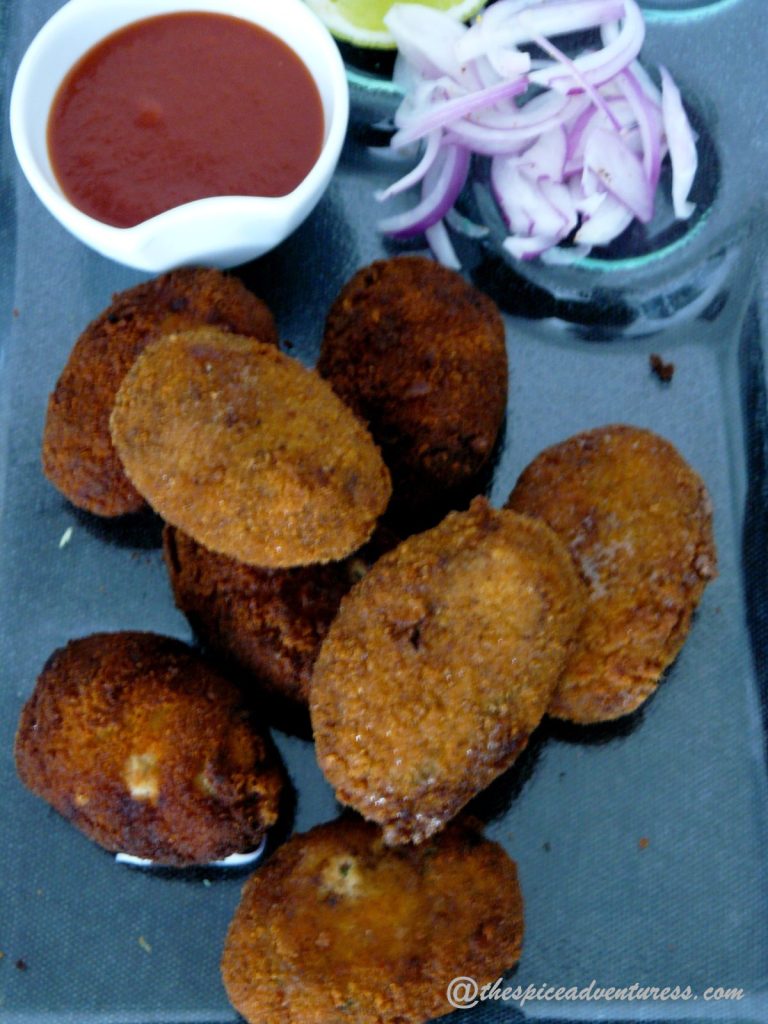 Kerala style Beef Cutlet - The Spice Adventuress