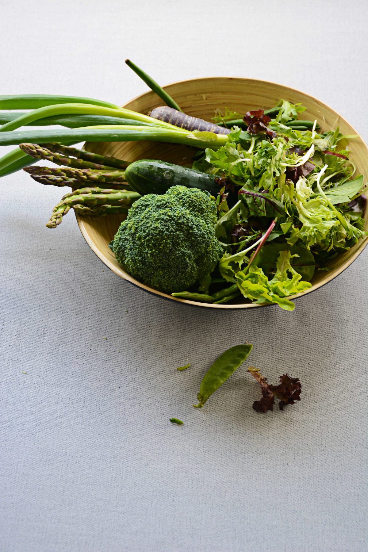 A bowl of greens - food photography and styling - thespiceadventuress.com