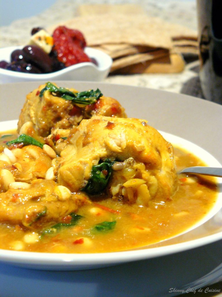 Braised Chicken with Baby Spinach and Pine Nuts The Spice Adventuress