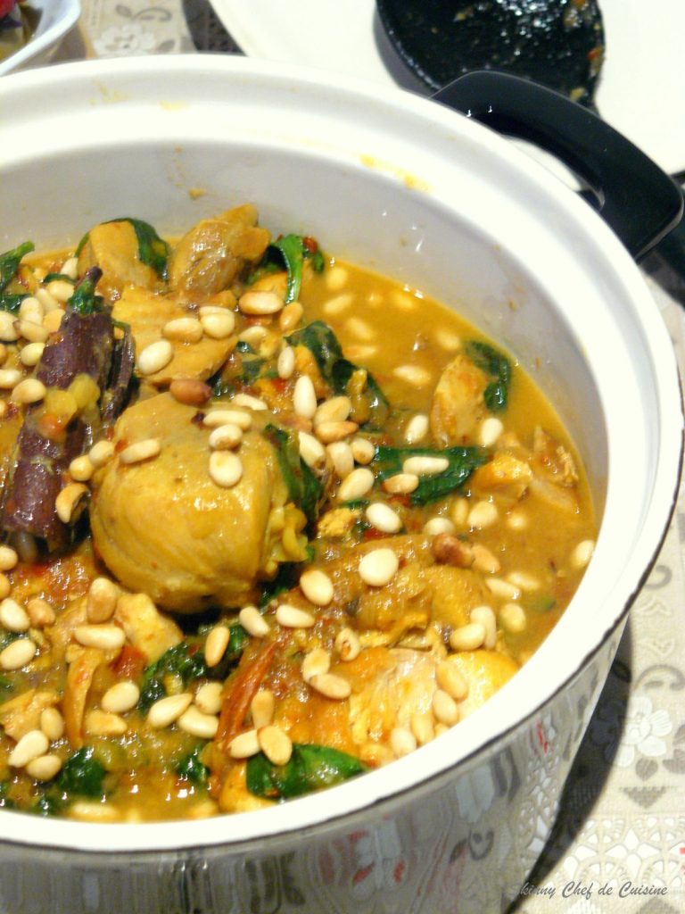 Braised Chicken with Baby Spinach and Pine Nuts The Spice Adventuress