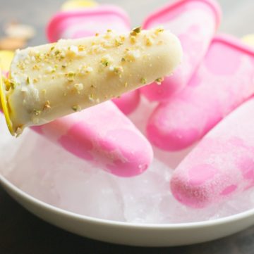 Almond pistachio popsicle