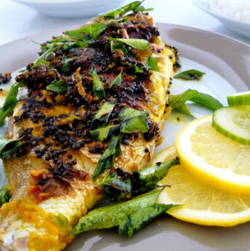 Indian style fried fish