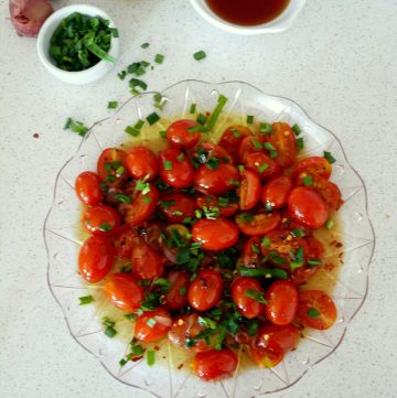 Cherry Tomato Salad - thespiceadventuress.com