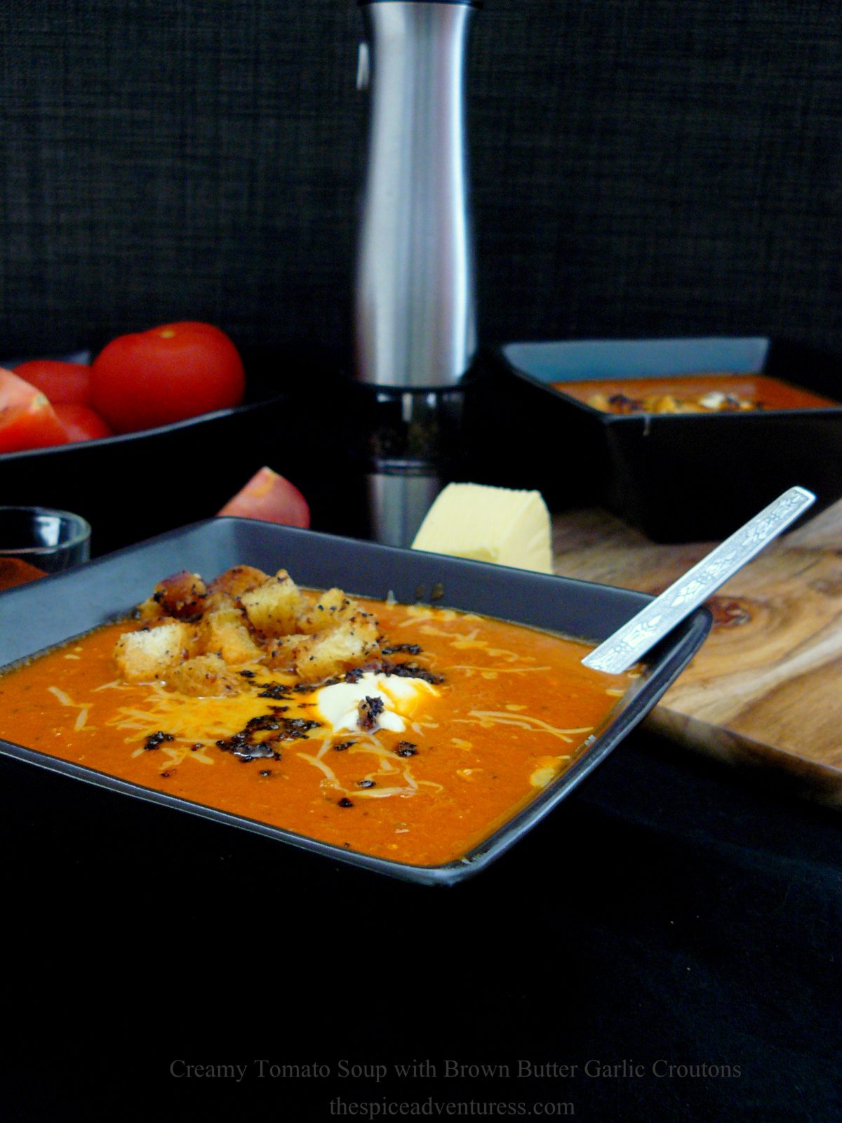 Creamy Red Pepper and Tomato Blender Soup - Whispered Inspirations