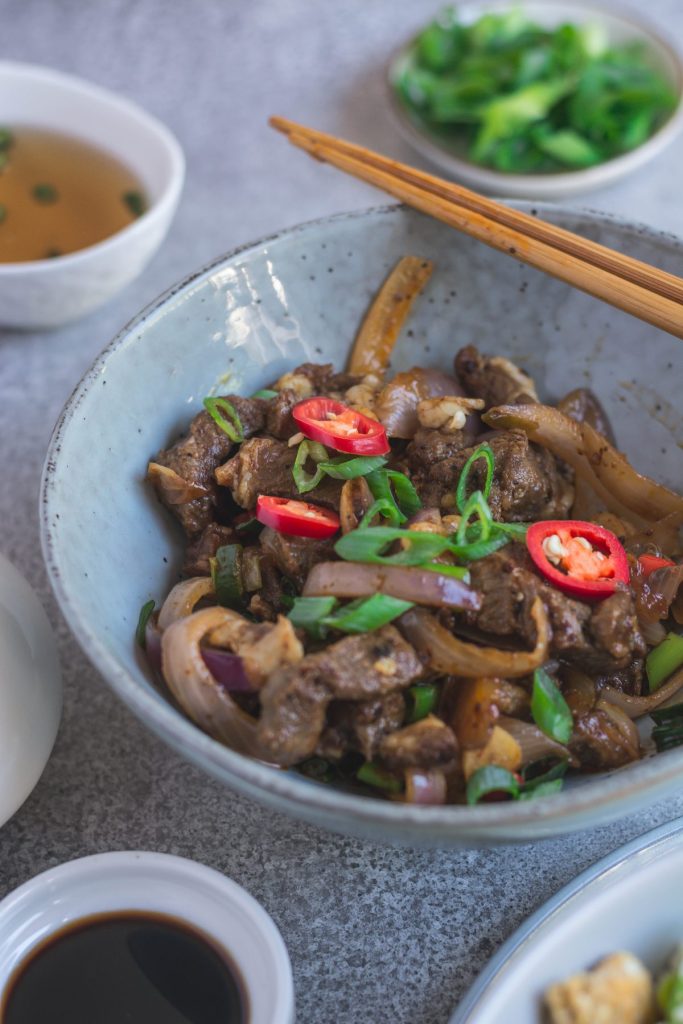 Indo Chinese Lamb fry - thespiceadventuress.com