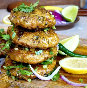 Malai Kebab (Minced Chicken Patties cooked in Spices, Aromatics and Cream) - thespiceadventuress.com