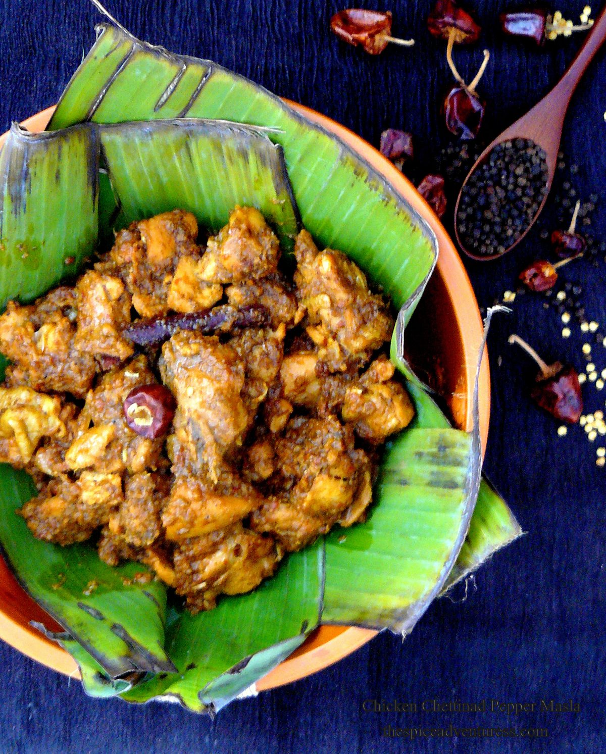 Chicken Chettinad Pepper Masala (Milagu Masala Kozhi) - Chettinad cooking at its best - thespiceadventuress.com