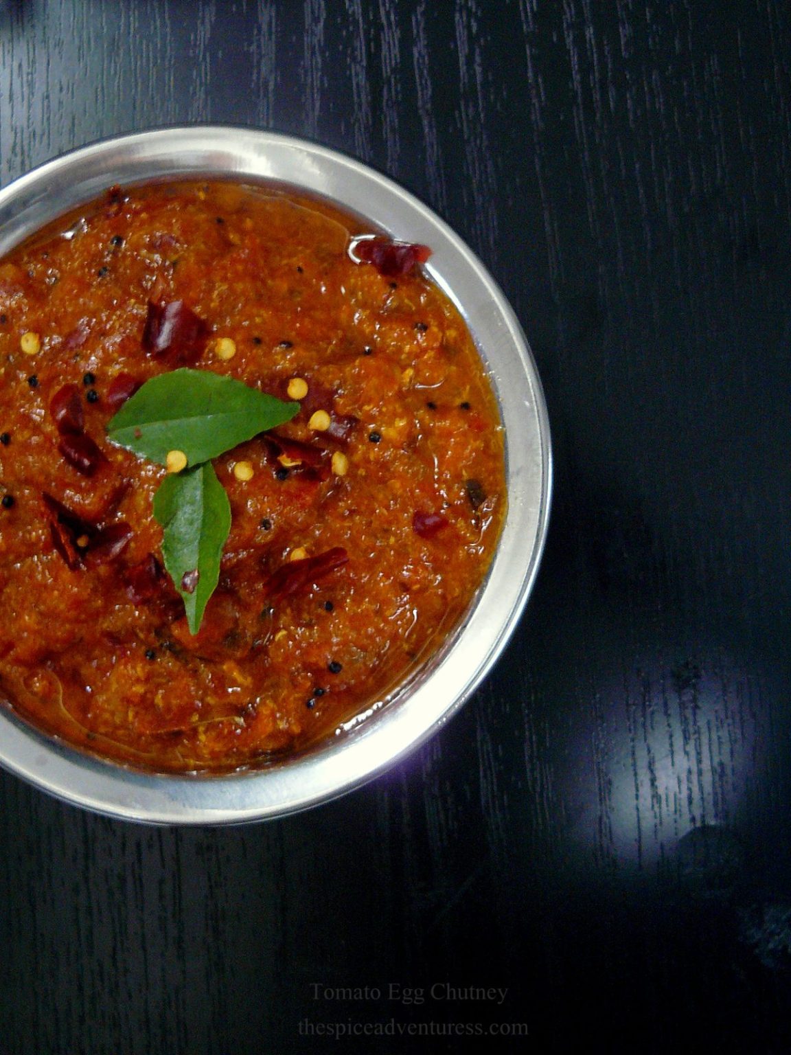 Tomato Egg Chutney The Spice Adventuress