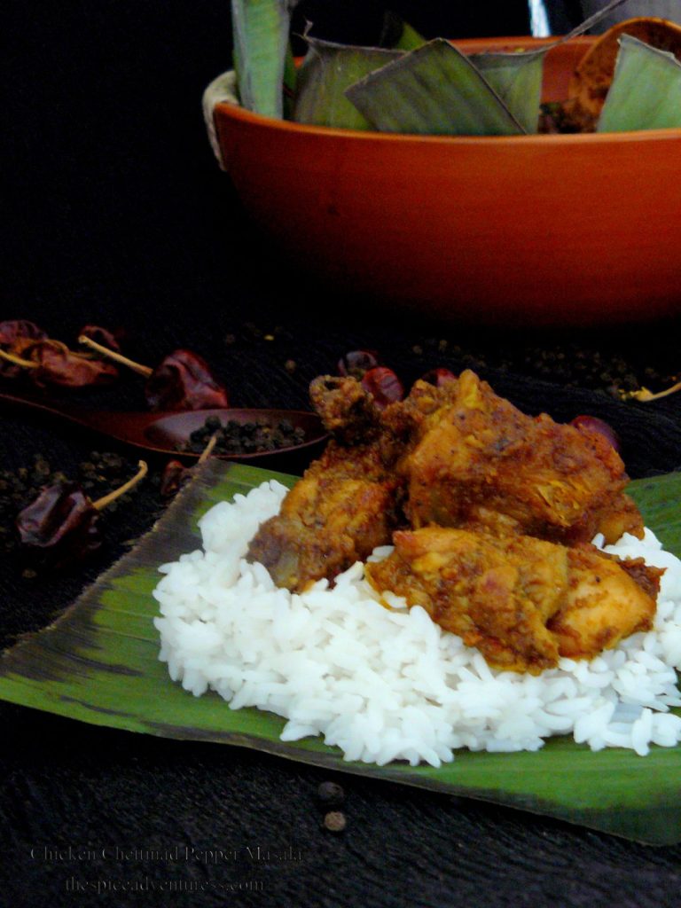 Chicken Chettinad Pepper Masala (Milagu Masala Kozhi) - Chettinad cooking at its best - thespiceadventuress.com
