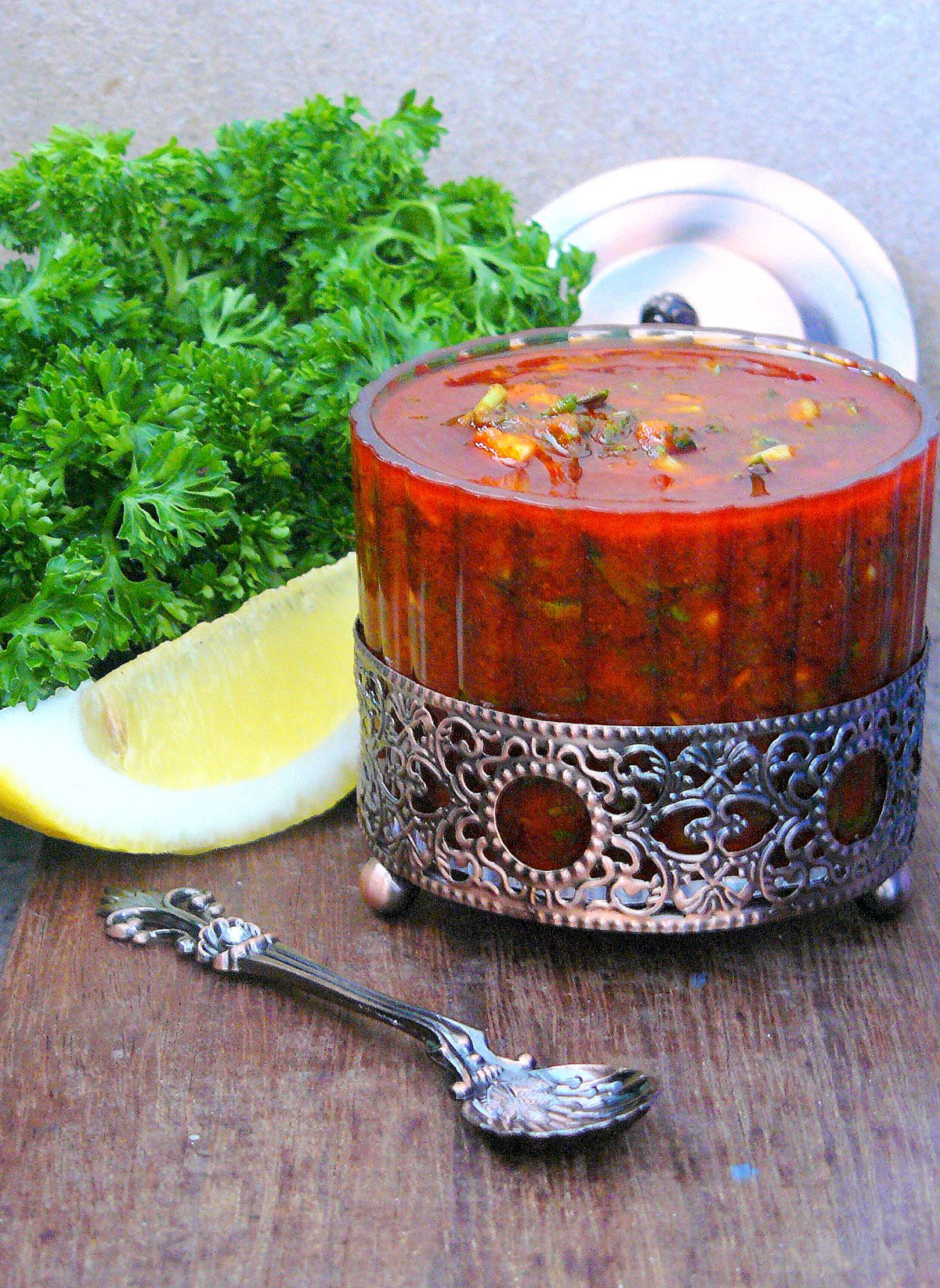 Red Chermoula - a Moroccan spice blend/condiment - thespiceadventuress.com