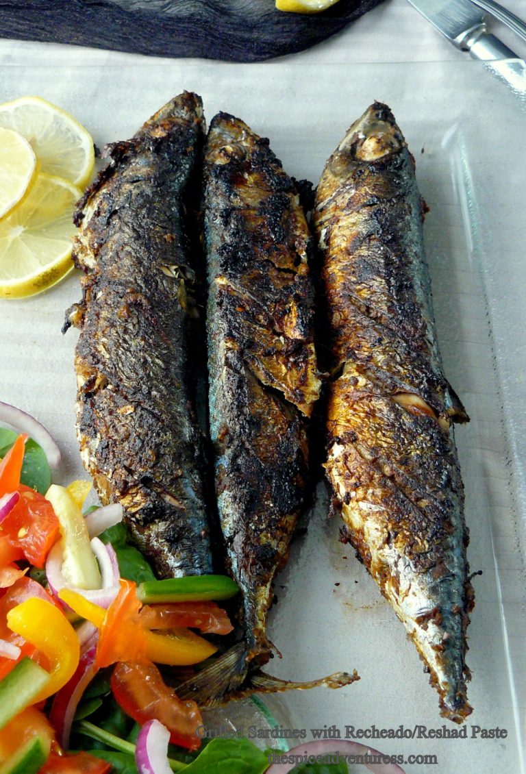 Grilled Sardines with Recheado/Reshad Paste The Spice Adventuress