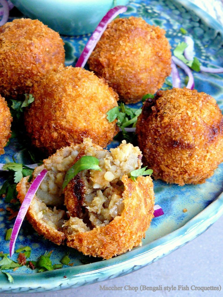 Maccher Chop (Bengali style Fish Croquettes) The Spice Adventuress