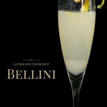 Lychee and Cardamom Bellini - thespiceadventuress.com