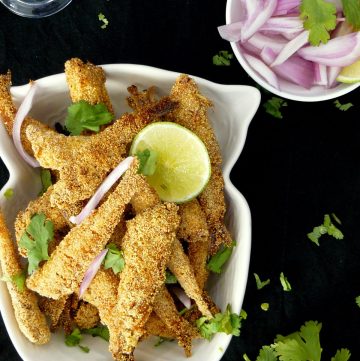 Malvani Fish Fry - a crunchy, mildly spiced fish fry from India - thespiceadventuress.com