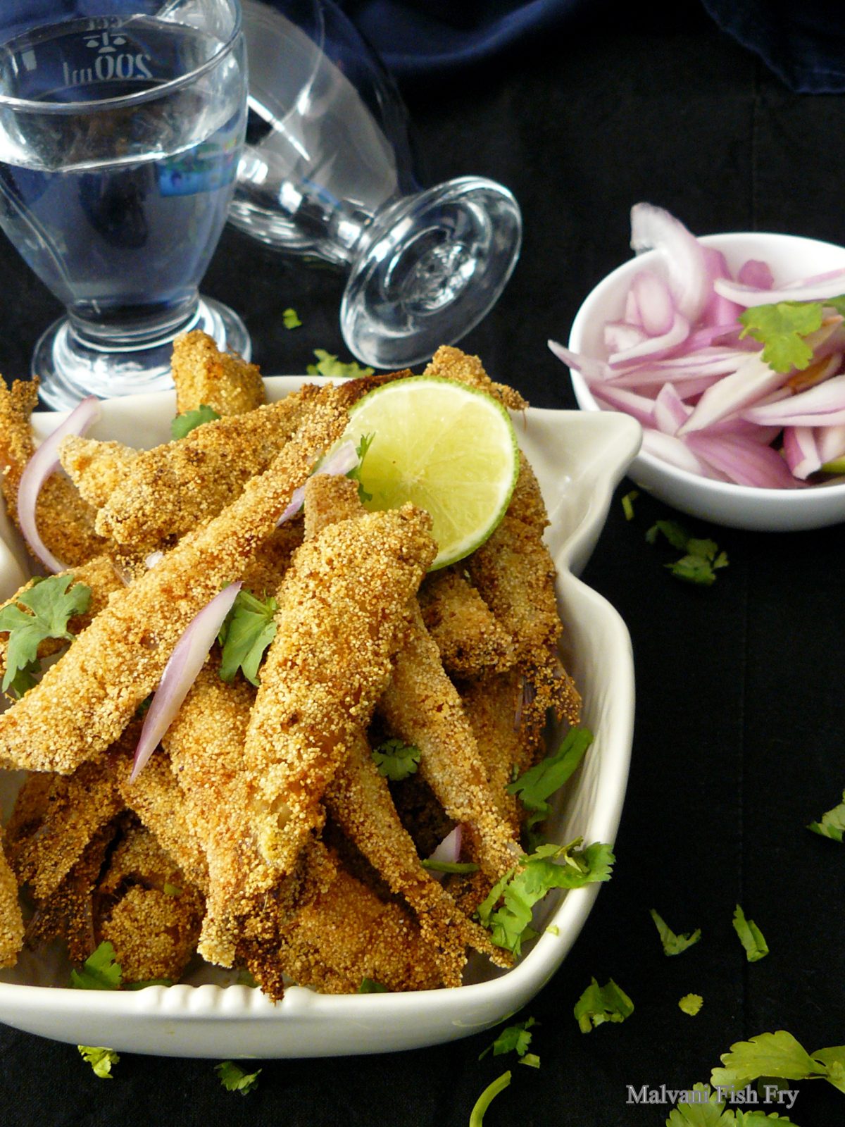 Malvani Fish Fry - a crunchy, mildly spiced fish fry from India - thespiceadventuress.com