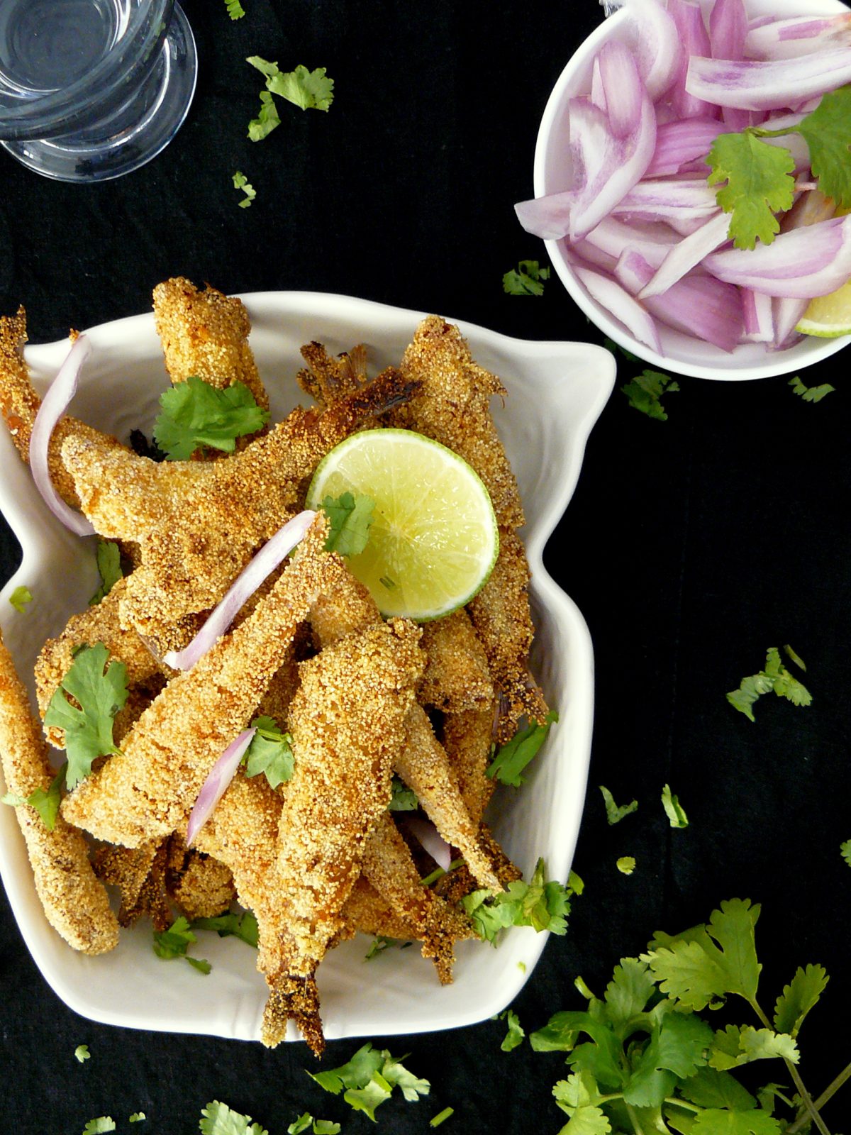 Malvani Fish Fry - a crunchy, mildly spiced fish fry from India - thespiceadventuress.com