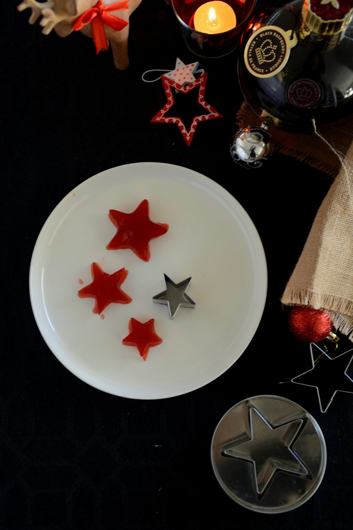 A berrylicious Christmas with this fun Strawberry Jelly (with Chambord Liqueur) and Vanilla ‘Semifreddo’ Custard - thespiceadventuress.com