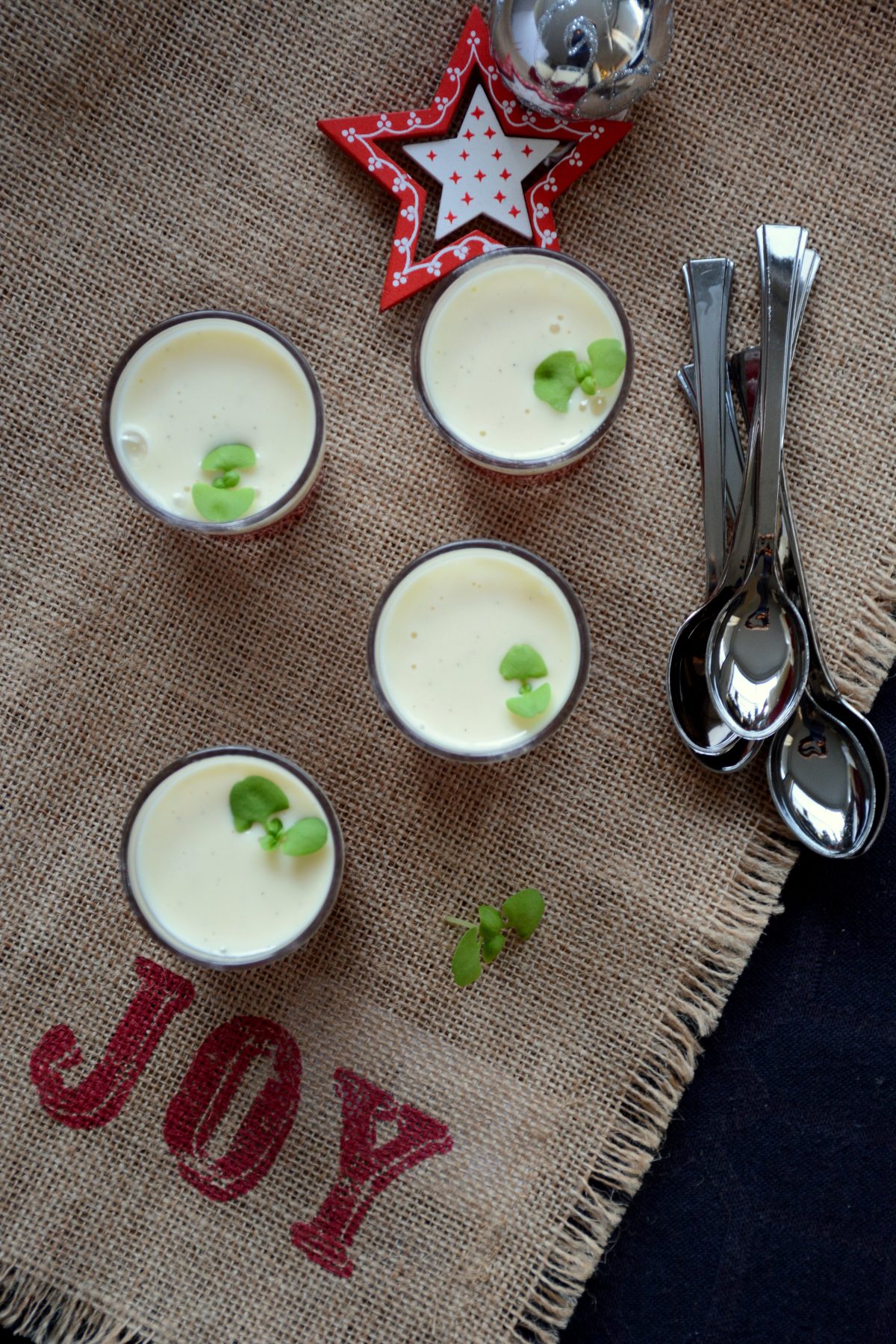 A berrylicious Christmas with this fun Strawberry Jelly (with Chambord Liqueur) and Vanilla ‘Semifreddo’ Custard - thespiceadventuress.com