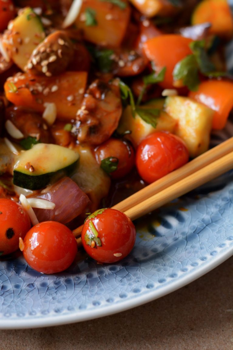 Vegetable Stir Fry with Gochujang (Korean Chilli Paste) The Spice Adventuress
