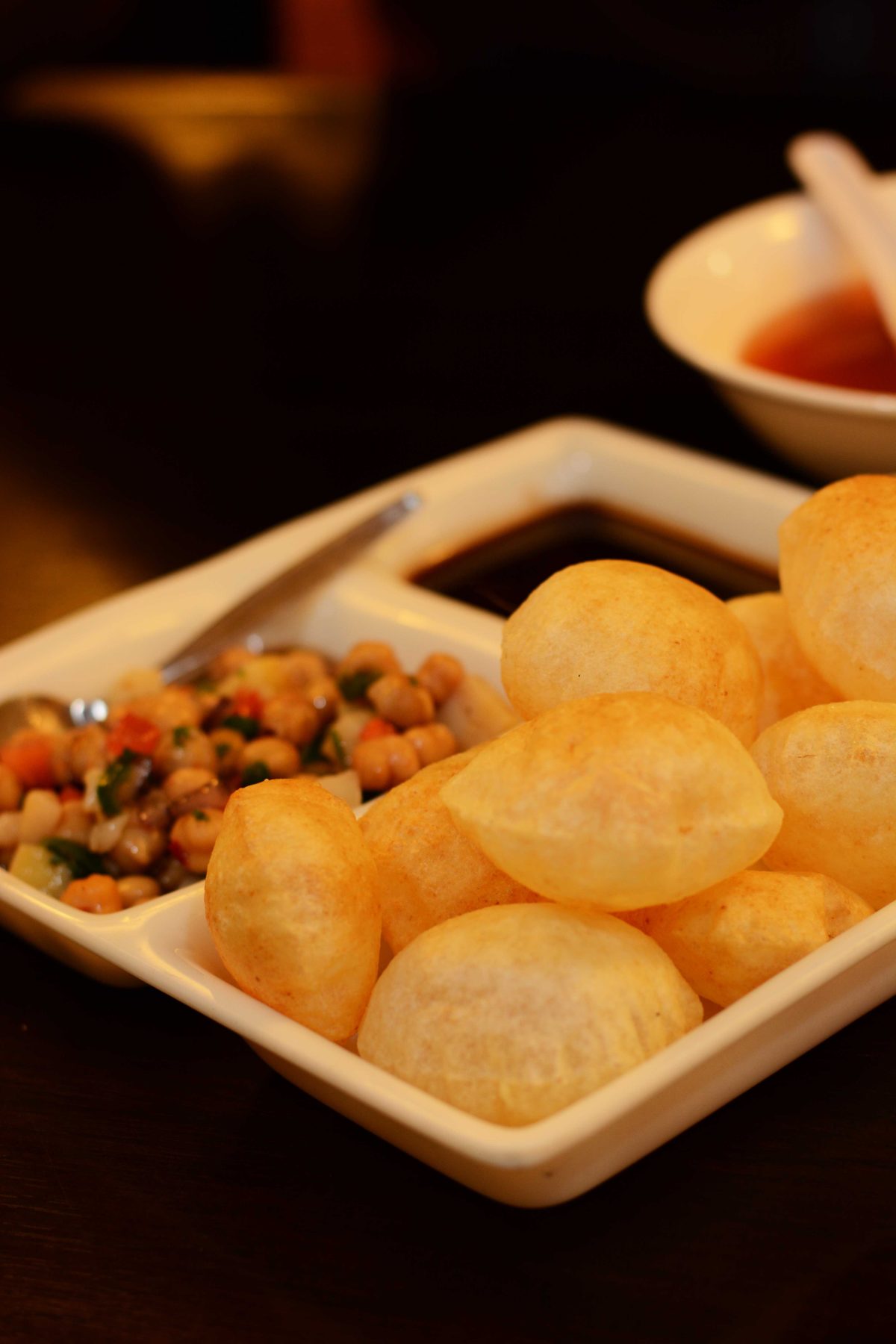 Pakistani style paani puri - Man-O-Salwa, Melbourne - a review on thespiceadventuress.com