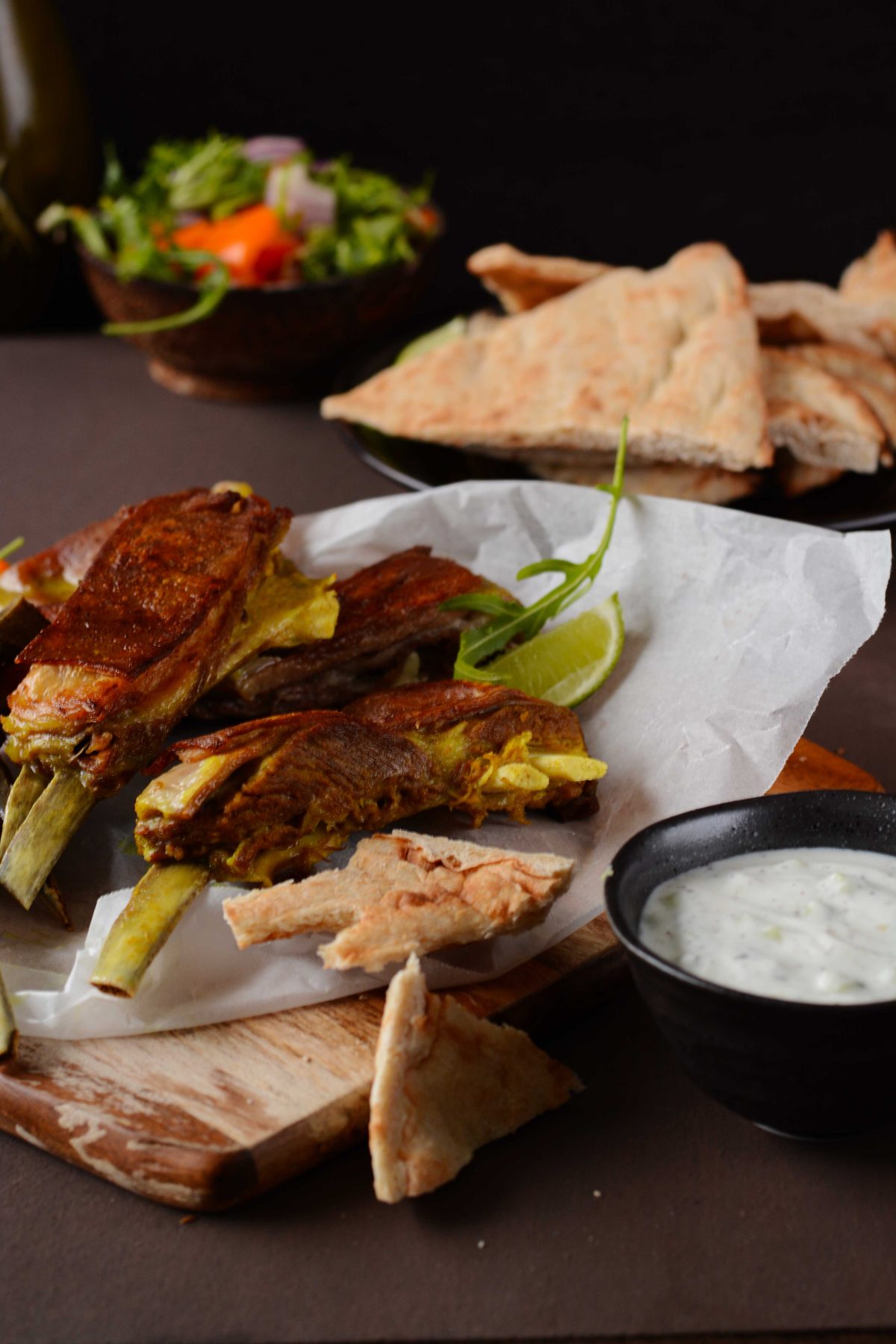 Tabakh Maaz (Kashmiri style lamb ribs) - a traditional dish that forms an integral part of the wazwan - thespiceadventuress.com