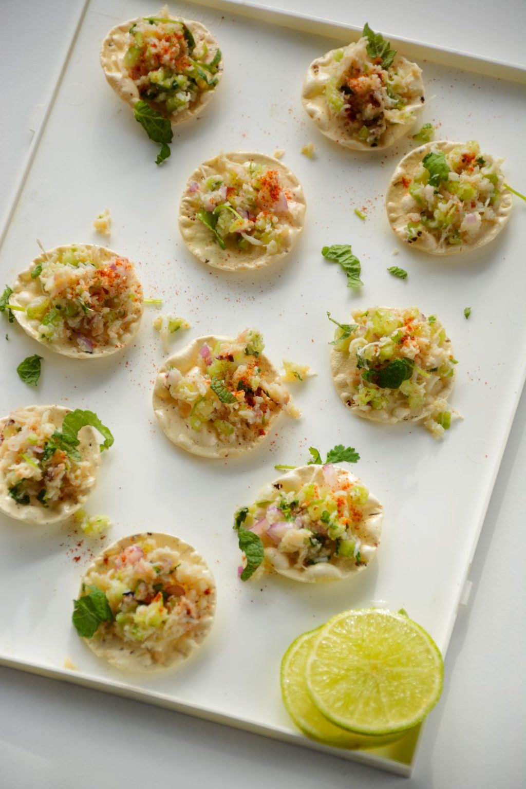 Crab Salad with Asian Herb Dressing - The Spice Adventuress