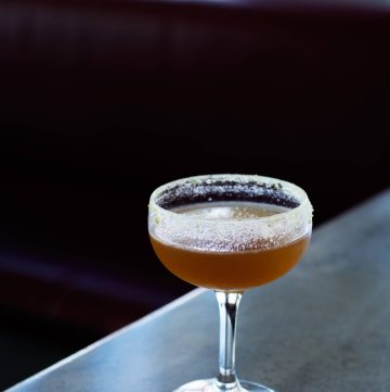 Lemongrass and ginger cocktail