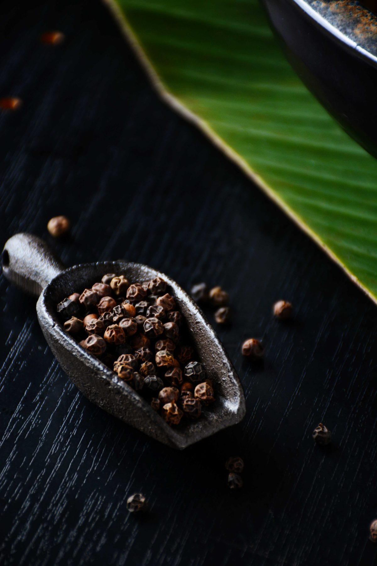 Black peppercorns - food photography - thespiceadventuress.com