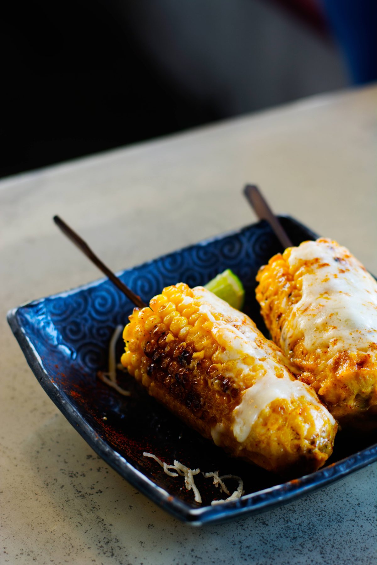 Mexican street corn with cheese and Tabasco butter - Transport Public Bar (Melbourne CBD) - thespiceadventuress.com