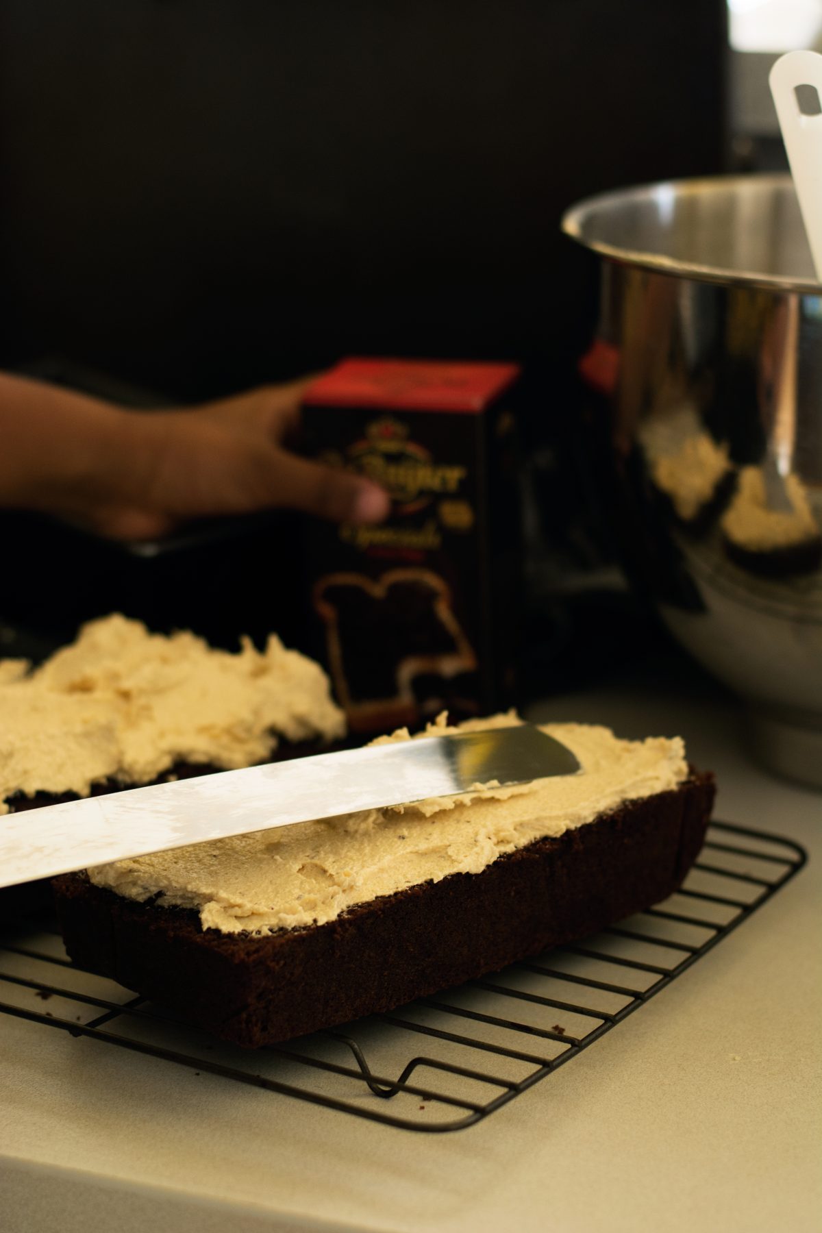 Mocha Cake with Coffee Butter Icing - thespiceadventuress.com