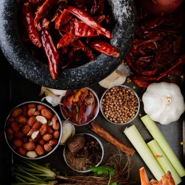 A medley of spices, herbs and aromatics - food photography - thespiceadventuress.com