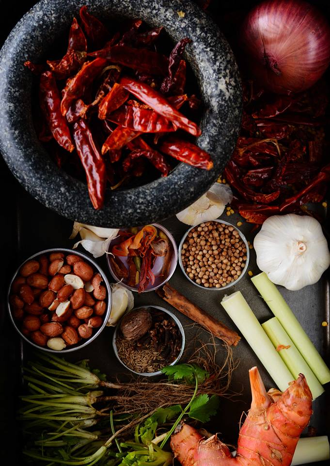 A medley of spices, herbs and aromatics - food photography - thespiceadventuress.com