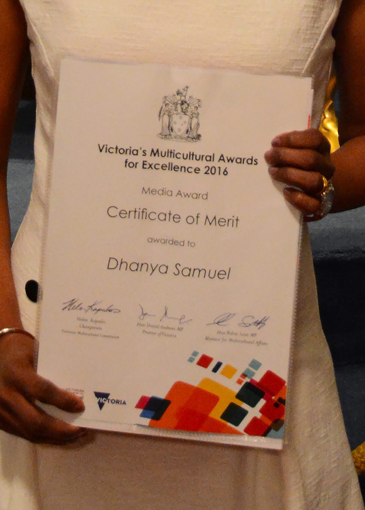 VMC Excellence Awards 2016 (Media) - Certificate of Merit - thespiceadventuress.com