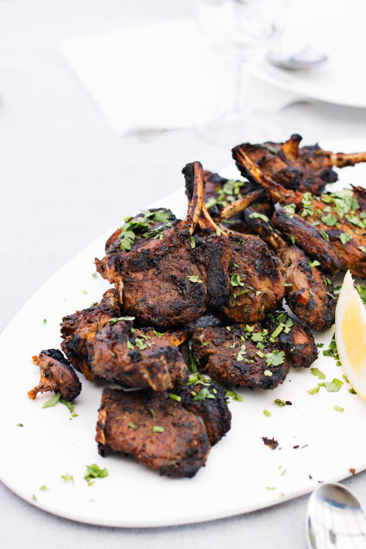 Moroccan lamb chops - thespiceadventuress.com