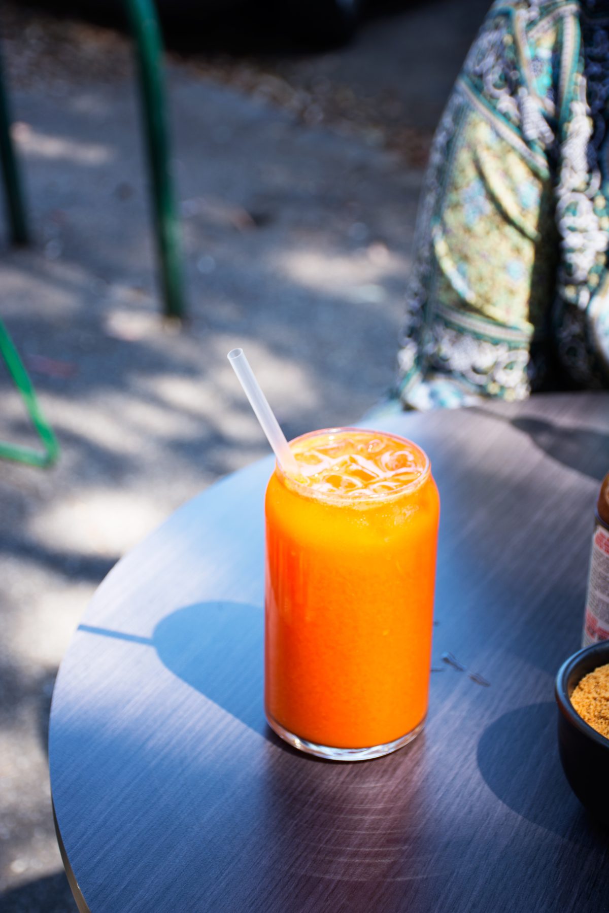 Carrot orange fresh juice - Frankie's Topshop - thespiceadventuress.com