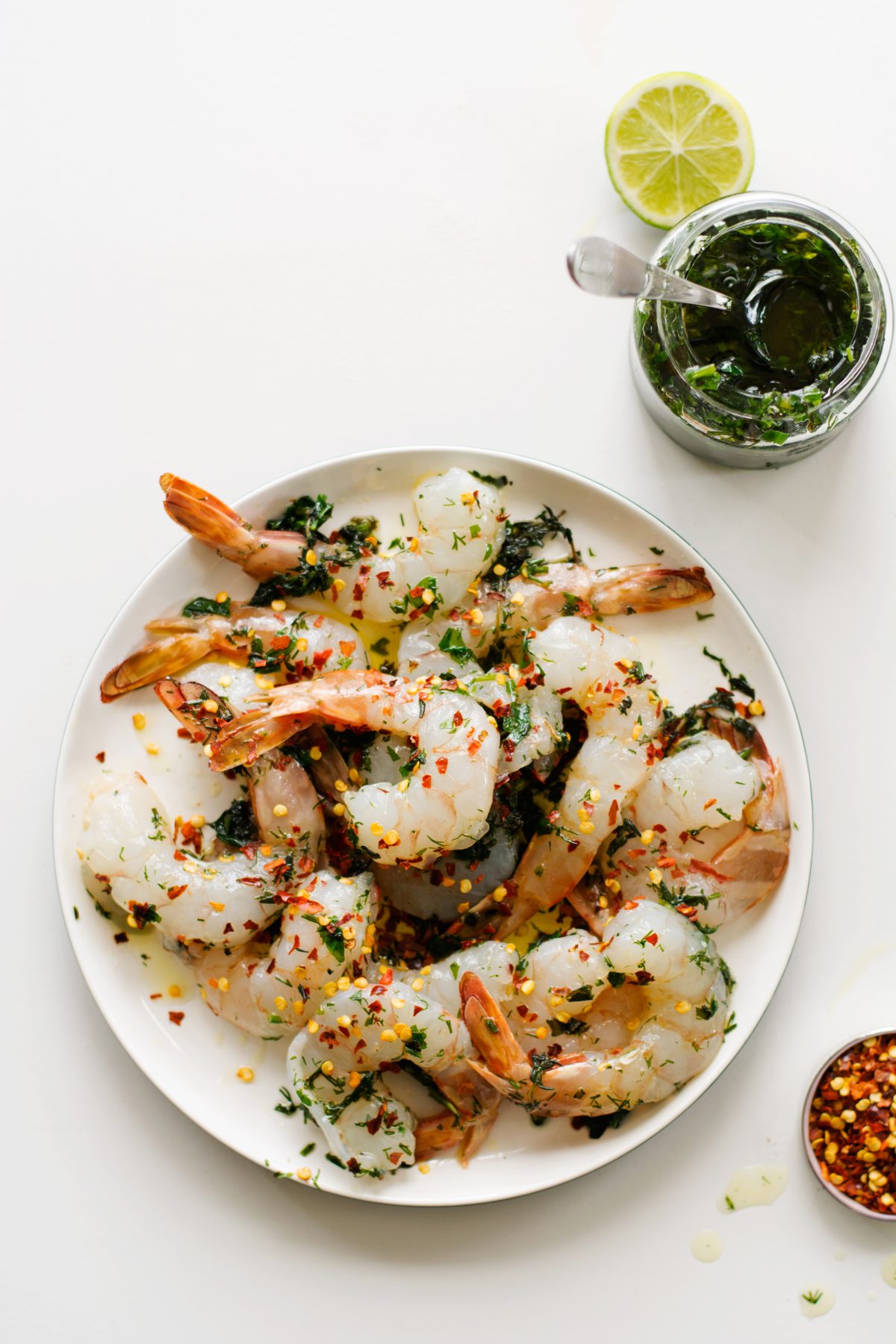 Grilled Prawns with Herbs and Chillies - The Spice Adventuress