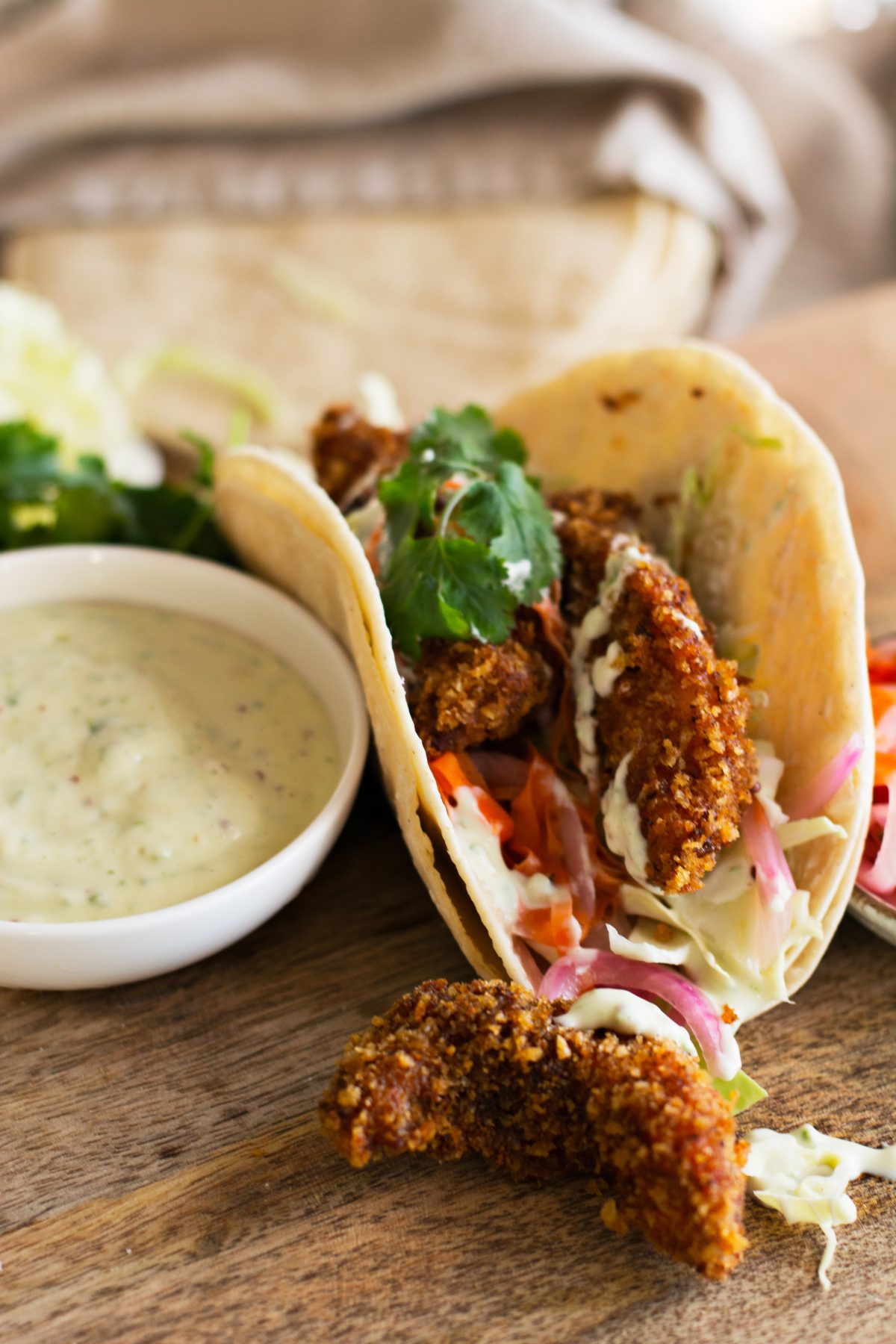 Fish Tacos (with Pickled Slaw and Jalapeno Mayo) - thespiceadventuress.com