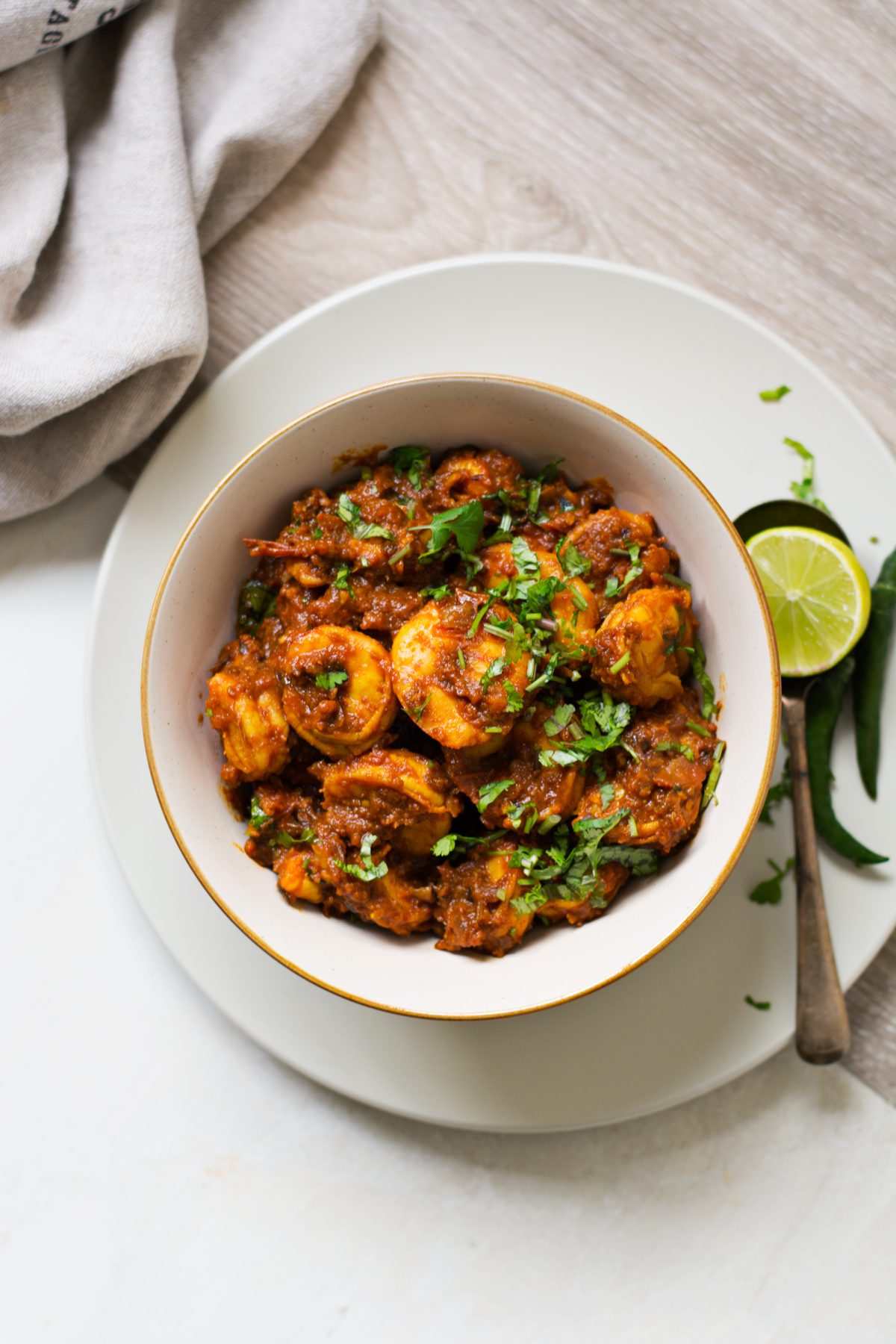 Tatrelo Kolmi Patio (Parsi style Prawns) - thespiceadventuress.com