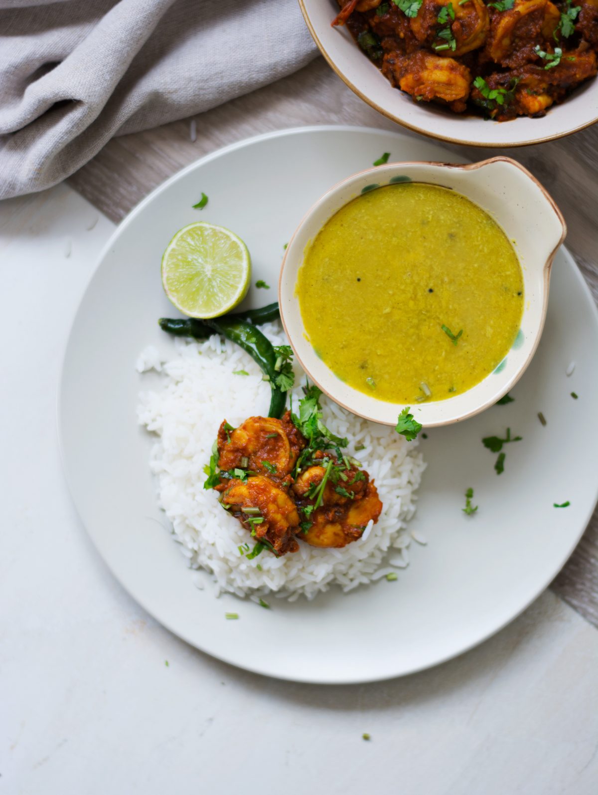 Tatrelo Kolmi Patio (Parsi style Prawns) - thespiceadventuress.com