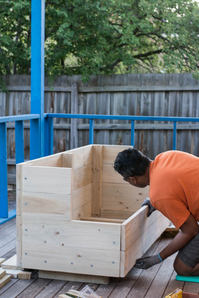 My DIY Wooden Herb Garden (using Ryobi Power Tools) - thespiceadventuress.com