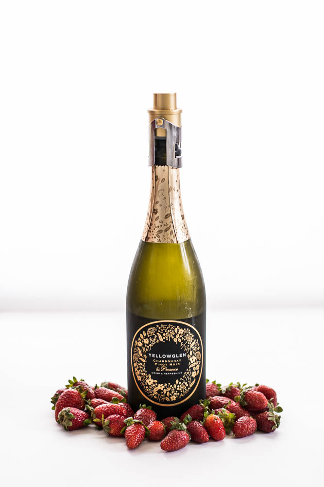 Strawberries, Sparkling Wine, Crème Chantilly, Pistachios - thespiceadventuress.com
