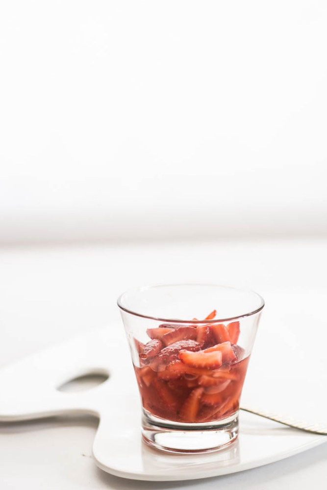 Strawberries, Sparkling Wine, Crème Chantilly, Pistachios - thespiceadventuress.com