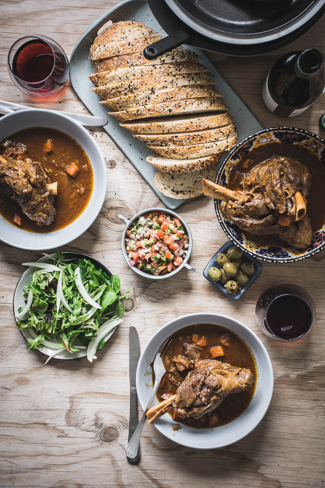 Slow Cooked Lamb Shanks (with Srilankan Curry Powder) - thespiceadventuress.com