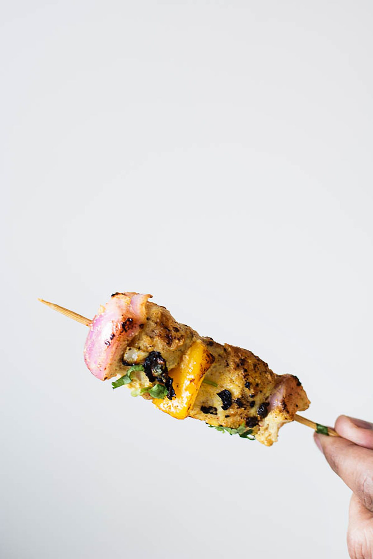 Pan grilled Fish Skewers with Sambar Powder - thespiceadventuress.com