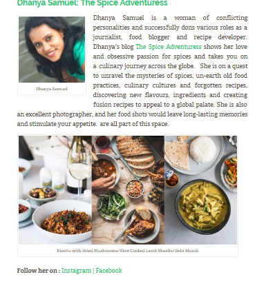 Top 30 Indian Food Photographers, 2018 - thespiceadventuress.com