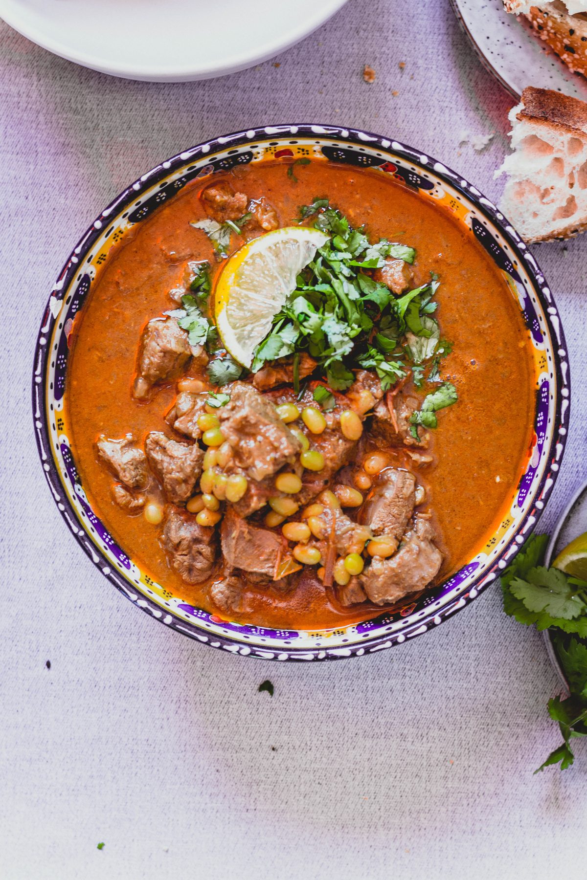 Lamb Curry with Haricot Beans - thespiceadventuress.com