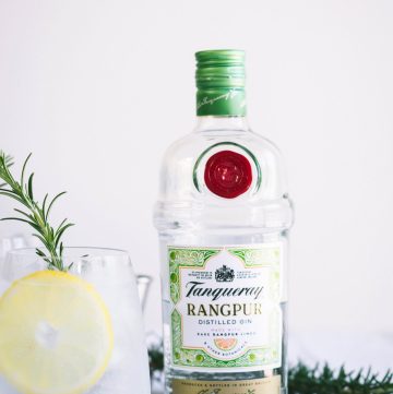 Tanqueray Rangpur Gin bottle