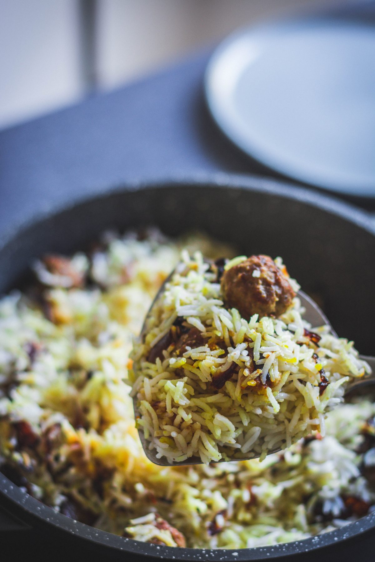 Lucknowi (or Awadhi) style Kofta Pulao