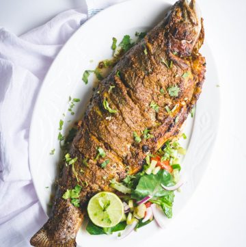 Sindhi style Grilled Fish - thespiceadventuress.com